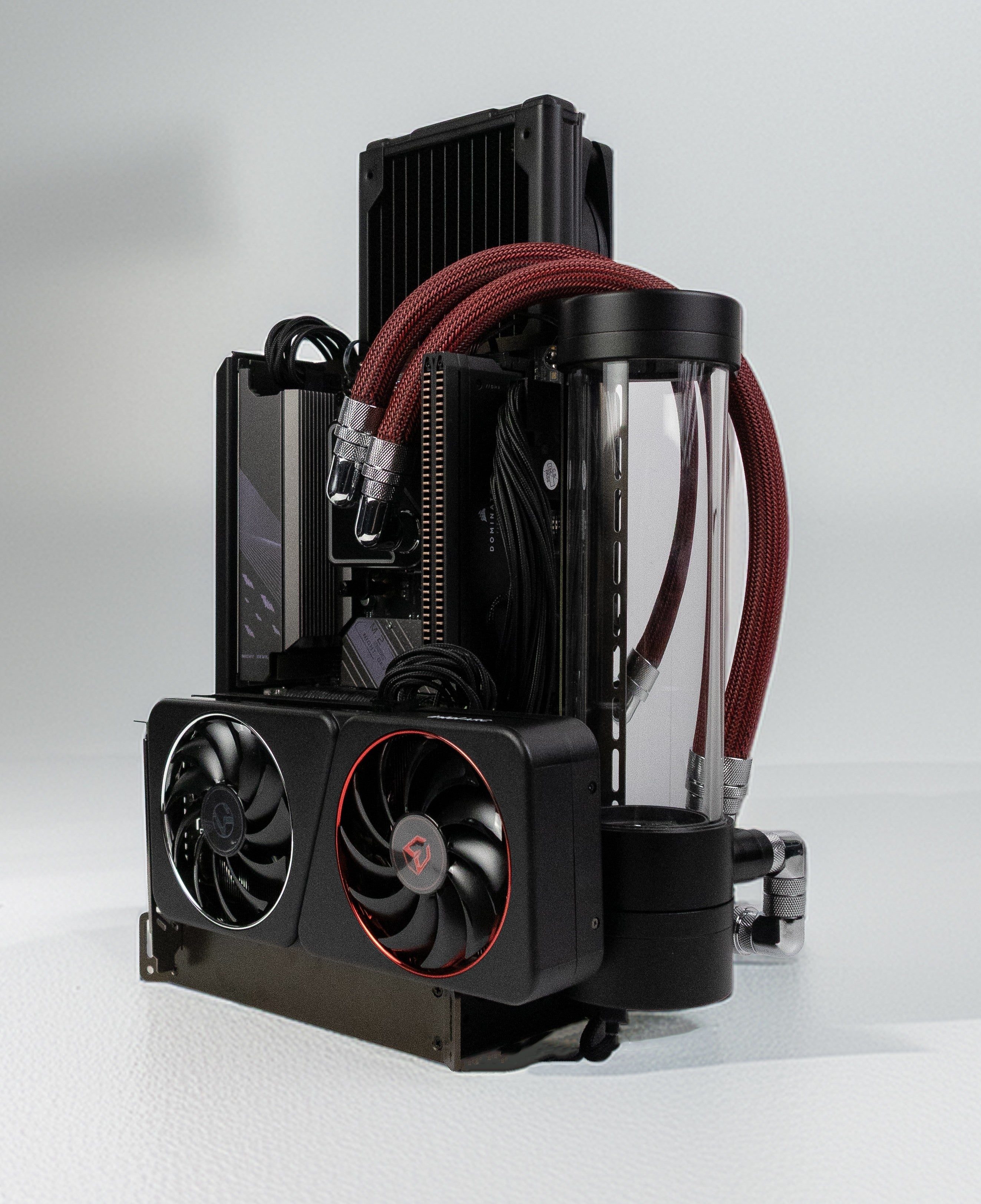 canvas sff with a tube reservoir and rear mounted radiator