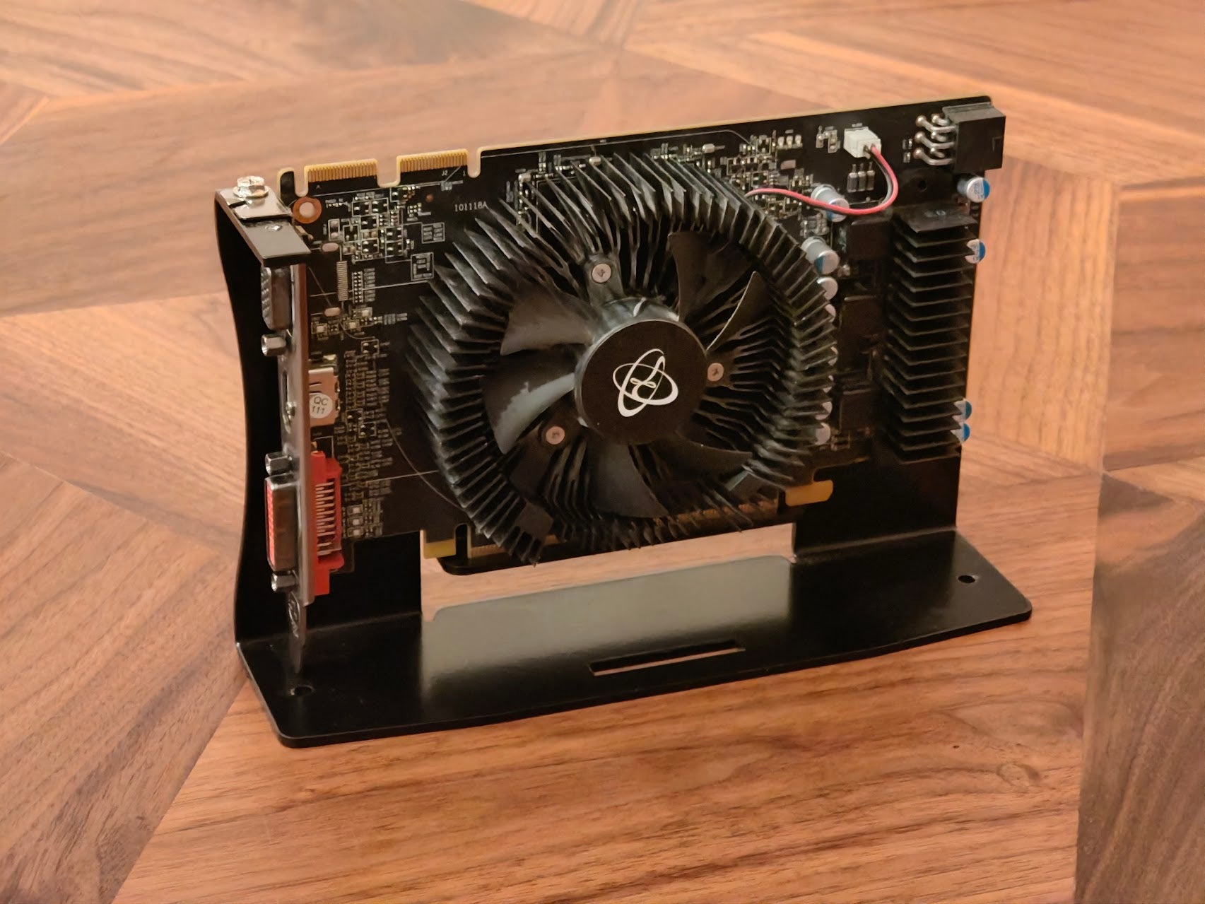 graphics card display case Aluminum GPU Display Stand | Retired Graphics Card Holder