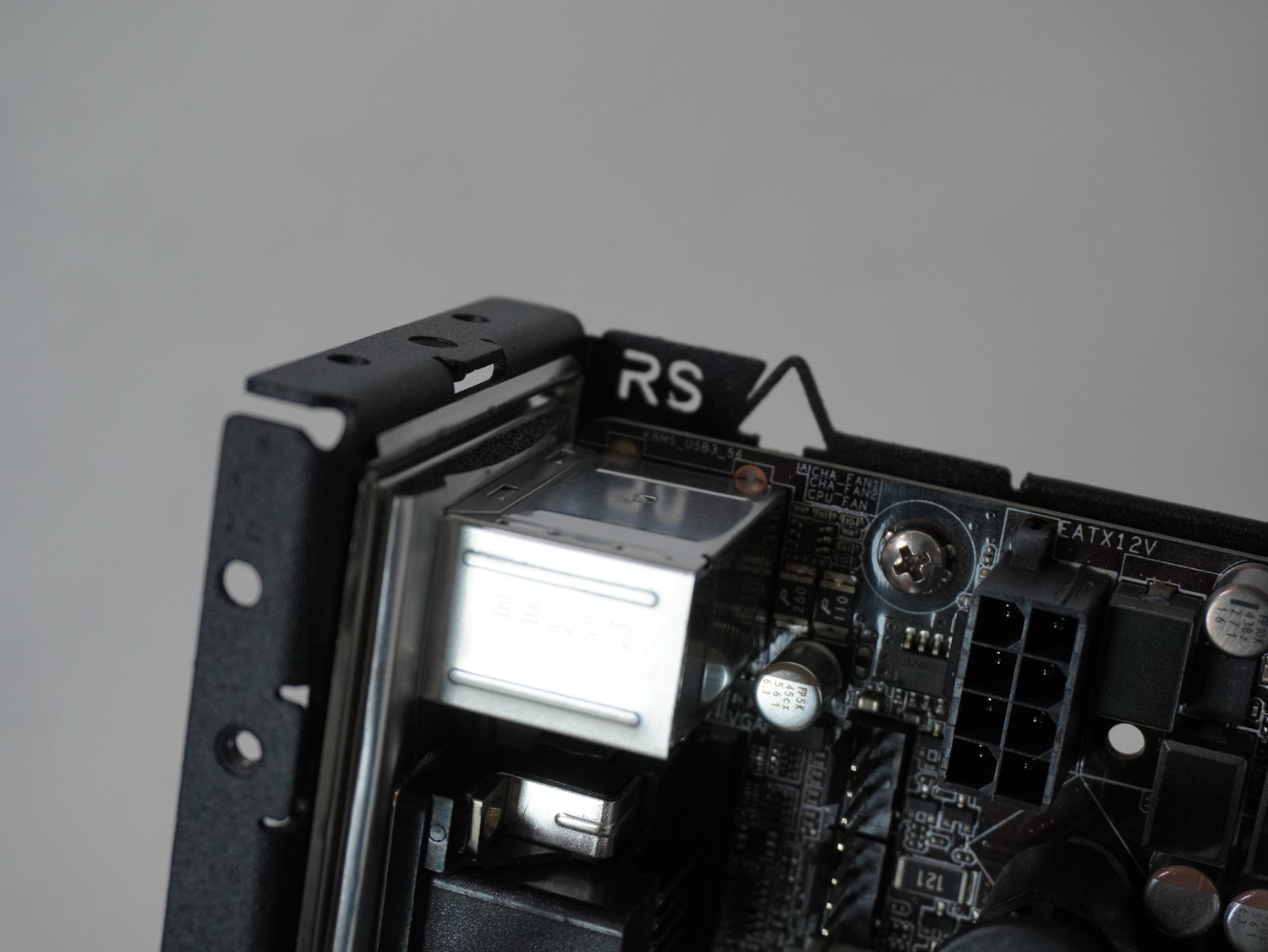NoCase DIY kit motherboard mount showing the logo